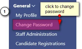 Change password
